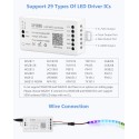 WS2812B WS2811 WS2801 LED WiFi Controller, iOS Android App Wireless Remote Control DC 5V~24V SP108E for SK6812 SK6812-RGBW WS2812 WS2813 WS2815 AL2815 Digital Addressable RGB LED Pixels Strip