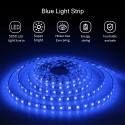 Blue LED Light Strip 32.8ft Waterproof IP65 10M 600 LEDs 60 LEDs/M 5050 SMD Black PCB DC 12V with Enhanced 3M VHB Foam Tape for Home Garden Decoration Lighting, 2X 16.4ft, No Power Supply