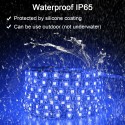 Blue LED Light Strip 32.8ft Waterproof IP65 10M 600 LEDs 60 LEDs/M 5050 SMD Black PCB DC 12V with Enhanced 3M VHB Foam Tape for Home Garden Decoration Lighting, 2X 16.4ft, No Power Supply