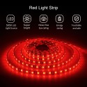 LED Light Strip Red 32.8ft Waterproof IP65 10M 600 LEDs 60 LEDs/M 5050 SMD Black PCB DC 12V with Enhanced 3M VHB Foam Tape for Home Garden Decoration Lighting, 2X 16.4ft, No Power Supply