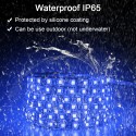16.4ft 5050 Blue LED Flexible Strip Ribbon Light Black PCB DC 12V 5M 300 LEDs Waterproof IP65 for Home Garden Commercial Area Lighting, Without Power Supply