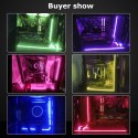 RGB LED Strip PC Neon Light Strip for Motherboard 4 Pin RGB Header (+12V,G,R,B) Computer DIY Lighting, Compatible with ASUS Aura RGB Gigabyte RGB Fusion MSI Mystic Light ASRock RGB, 2 Pack