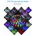 Addressable RGB LED Strip WS2812B Programmable Dream Color Digital LED Pixels Ribbon Light 16.4ft 150 LEDs 5V DC Not Waterproof Black FPCB, Eco Version, No Power Supply Controller