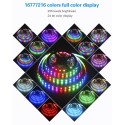 WS2812B LED Strip Addressable LED Pixels Light 300 LEDs 16.4ft DC 5V Programmable Dream Color Digital RGB LED Ribbon Lights Black PCB, Eco Version, No Power Supply Controller