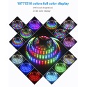 WS2812B LED Strip Addressable LED Pixels Light 300 LEDs 16.4ft DC 5V Programmable Dream Color Digital RGB LED Ribbon Lights Black PCB, Eco Version, No Power Supply Controller