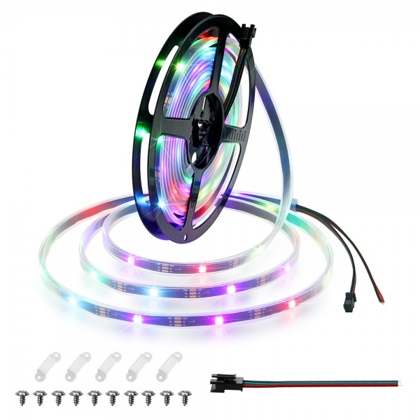 Airgoo NEON RGB LED Strip for PC, 2 x 15.7inch RGB LED Strip for 12V