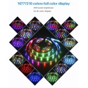 Addressable LED Strip WS2812B RGB Programmable Digital LED Pixels 16.4ft 150 LEDs Dream Color Rainbow LED Tape Light 5V DC White PCB Non-Waterproof, Eco Version, No Power Supply Controller