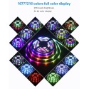 16.4ft WS2812B RGB Addressable LED Strip 5m 90 LEDs Programmable Dream Color Digital LED Pixel Ribbon Light Waterproof IP65 DC 5V White PCB, Eco Version, No Power Supply Controller