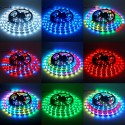 WS2815 12V WS2812B Addressable RGB LED Strip Light 5m 150 LEDs WS2813 12V Programmable Dream Color LED Pixel Light Strip Signal Break-Point Continuous Transmission Waterproof IP65 Black PCB