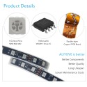 32.8ft Addressable RGB LED Strip Light WS2811 Dream Color Digital Programmable Flexible LED Pixel Tape Light 24V 10m 600 LEDs 5050 SMD Waterproof IP67 Black PCB for Arduino Raspberry Pi