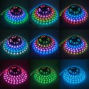 WS2811 12V Addressable RGB LED Strip Light 16.4ft 150 LEDs Dream Color Programmable Digital LED Flexible Pixel Lights Waterproof IP65 with 3M VHB Heavy Duty Self-Adhesive Back for Arduino DIY