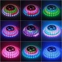  WS2811 LED Strip RGB Addressable LED Rope Light 12V 5m 150 LEDs Dream Color Programmable Digital LED Pixel Lights Waterproof IP65 with 3M VHB Heavy Duty Self-Adhesive Back for Arduino DIY