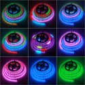 RGB Addressable LED Strip WS2811 12V LED Strip Lights 16.4ft 300 LEDs Dream Color Programmable Digital Flexible LED Pixel Rope Light Waterproof IP65 with 3M VHB Heavy Duty Self-Adhesive Back