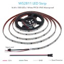 WS2811 Addressable RGB LED Strip 12V Programmable LED Pixel Strip Lights 16.4ft 300 LEDs Dream Color Digital LED Flexible Rope Light Waterproof IP65 with 3M VHB Heavy Duty Self-Adhesive Back