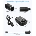 AC to DC Converter 12V 2A 24W Power Supply 110V to 12V Converter AC/DC Adapter with Car Cigarette Lighter Socket 100~240V AC In for Car Shaver MP3/MP4 player Car Dash Cam Bluetooth Transmitter