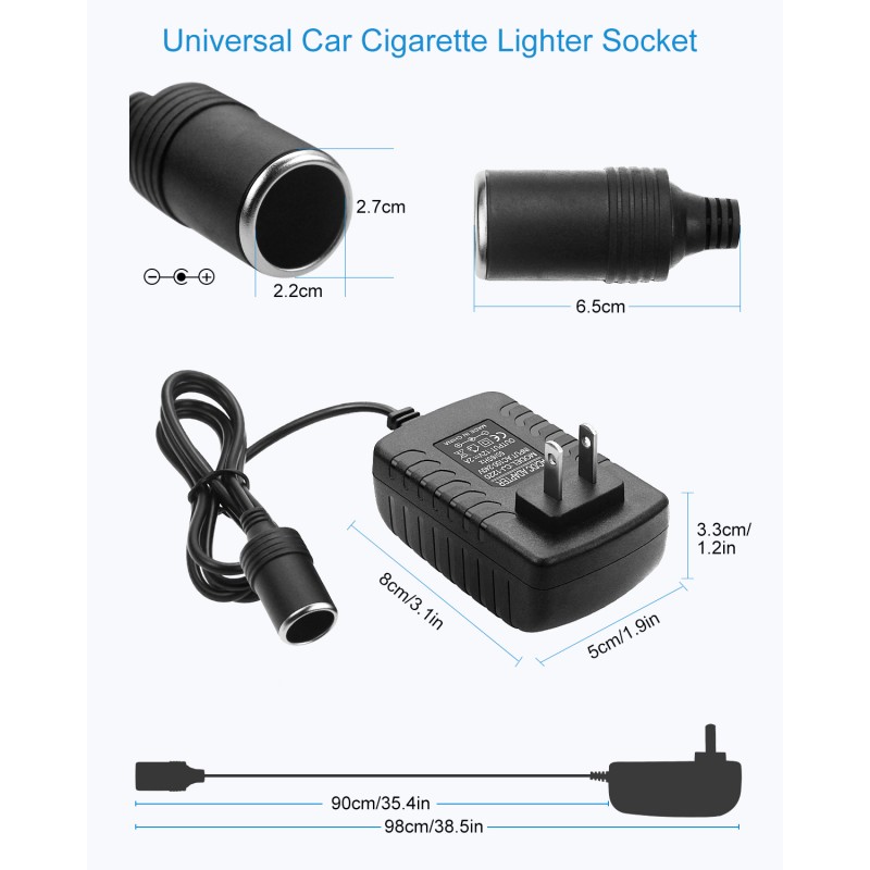 AC to DC Converter 12V 2A 24W Power Supply 110V to 12V Converter AC/DC  Adapter