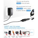 AC to DC Converter 12V 2A 24W Power Supply 110V to 12V Converter AC/DC Adapter with Car Cigarette Lighter Socket 100~240V AC In for Car Shaver MP3/MP4 player Car Dash Cam Bluetooth Transmitter