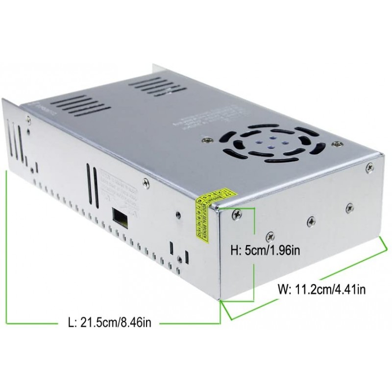 JOYLIT 12V 30A 360W Schaltnetzteil, AC 110V / 220V auf DC 12 Volt