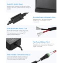 12V 3A Power Supply Adapter 100~240V AC to DC 12 Volt 3 Amp 72W Converter 12 vdc 3000mA 2.2A 2.4A 2.5A 2.8A Available 5.5mm x 2.5mm 2.1mm for LED Strip Light CCTV Security Camera Router