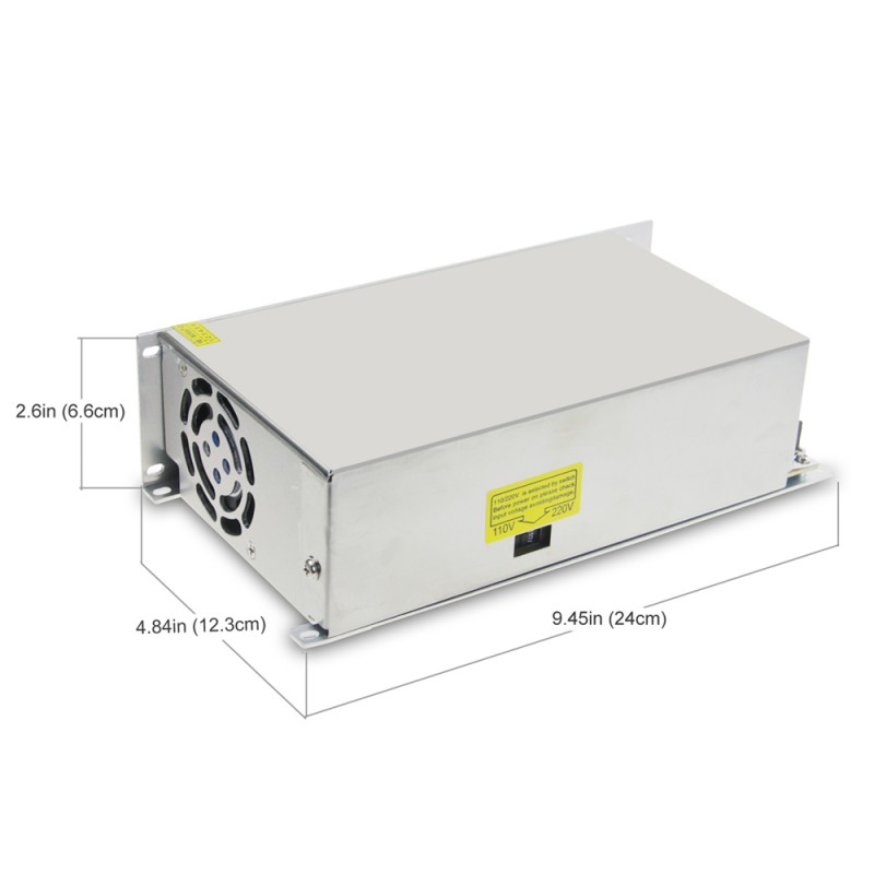 AC 240V DC 12V 50A 600W Geregeltes Schaltnetzteil – Linearantrieb