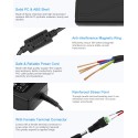 12V Power Supply 6A 72W AC to DC Adapter 100~240V AC to DC 12 Volt 6 Amp Converter 12 vdc 6A 5.8A 5.5A 5.2A Transformer 5.5mmx 2.5mm 2.1mm Plug for LED Strip Light CCTV Camera DC Pump Fan