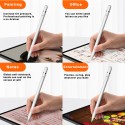 Stylus Pen for iPad, Capacitive Pencil with Palm Rejection Compatible with (2018-2021) Apple iPad Pro (11/12.9 Inch),iPad Air 3rd/4th Gen,iPad 6/7/8th Gen,iPad Mini 5th Gen - White 