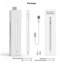 Stylus Pen for iPad, Capacitive Pencil with Palm Rejection Compatible with (2018-2021) Apple iPad Pro (11/12.9 Inch),iPad Air 3rd/4th Gen,iPad 6/7/8th Gen,iPad Mini 5th Gen - White 