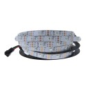 16.4ft 150 Pixels WS2812B Individually Addressable RGB LED Strip Light Dream Color Not Waterproof White PCB 5V DC