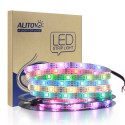 16.4ft 150 Pixels WS2812B Individually Addressable RGB LED Strip Light Dream Color Waterproof IP65 White PCB 5V DC